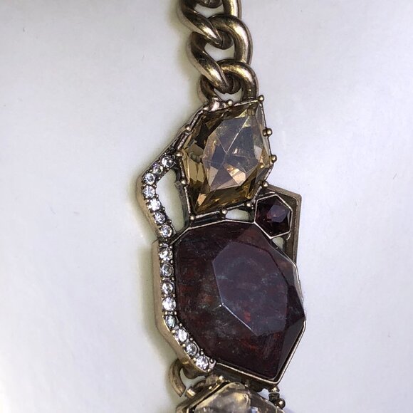 CHLOE + ISABEL Mixed Gemstone Geo Statement Necklace - N176 - Picture 6 of 6